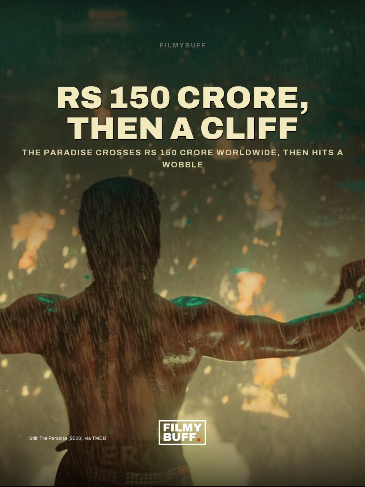The Paradise crosses Rs 150 crore worldwide, then hits a wobble