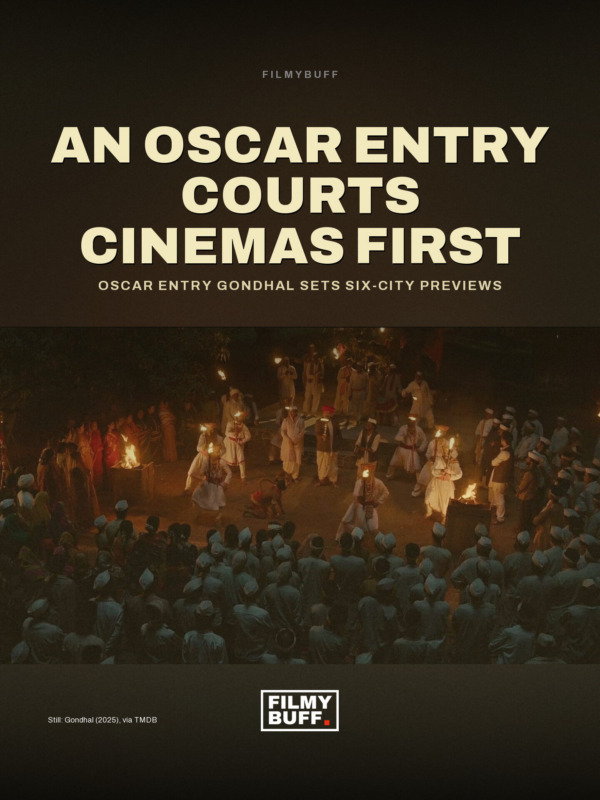 Oscar entry Gondhal sets six-city previews