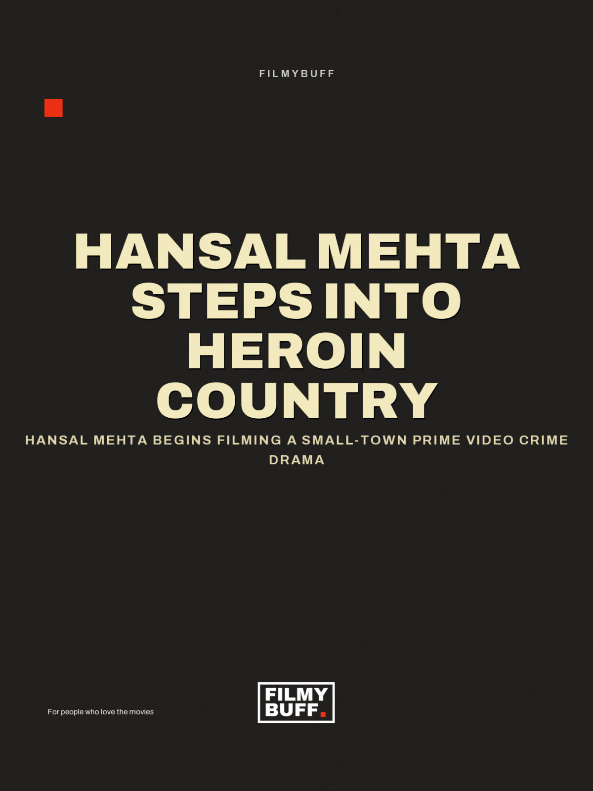 Hansal Mehta begins filming a small-town Prime Video crime drama
