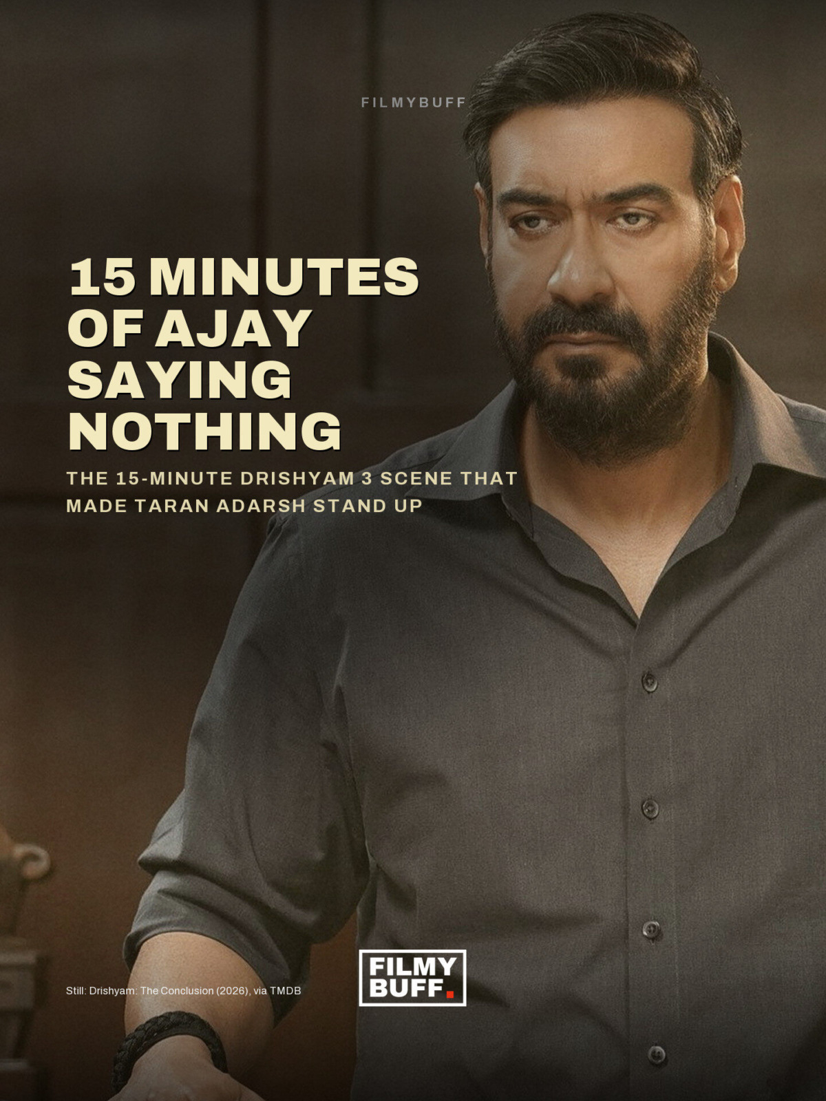 The 15-minute Drishyam 3 scene that made Taran Adarsh stand up